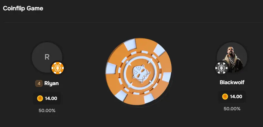 Coinflip game example