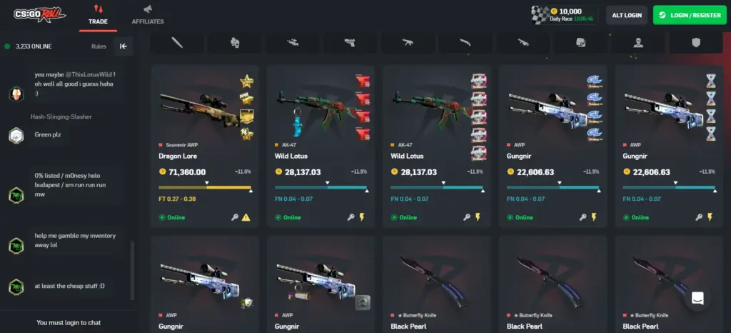 CSGORoll Cases